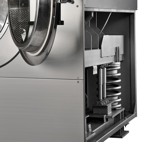 廣州廣屹智能主營的全自動工業(yè)洗衣機用于對各種棉織、毛紡、麻類、化纖、混紡等衣物布草的洗滌