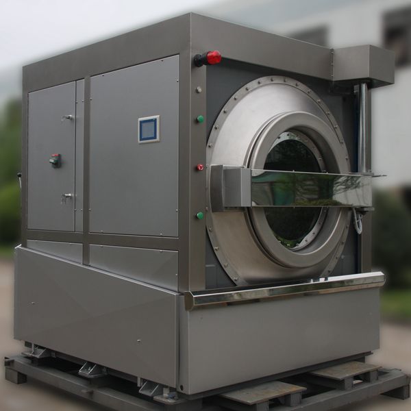 外筒門設(shè)有安全裝置，若運行中門被打開，機器立即停止運轉(zhuǎn)，確保機器、操作人員的安全